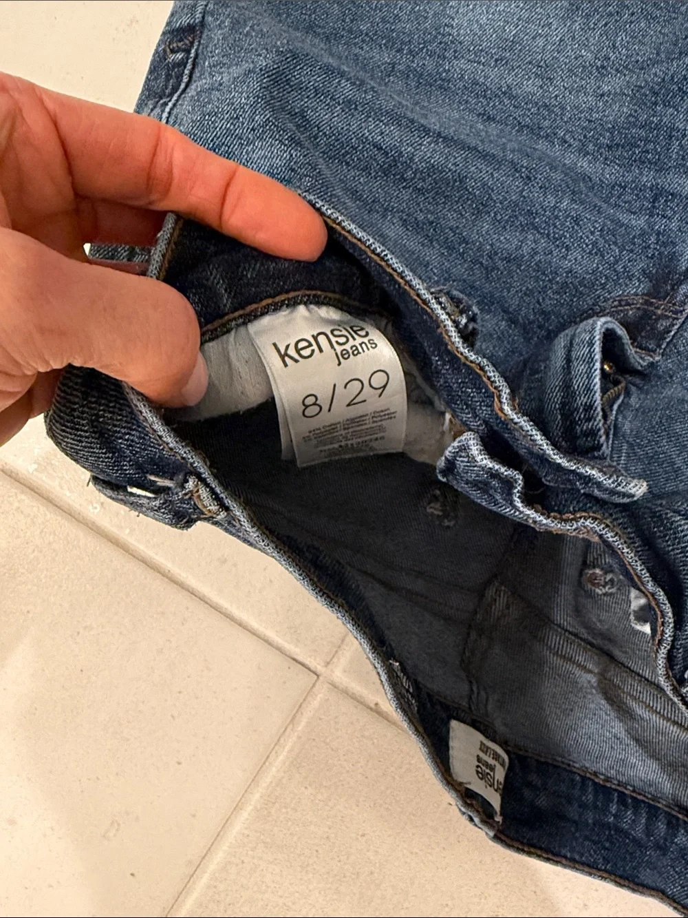 Kensie Jeans The Allie High-Rise Straight Leg Jeans - Picture 4 of 4